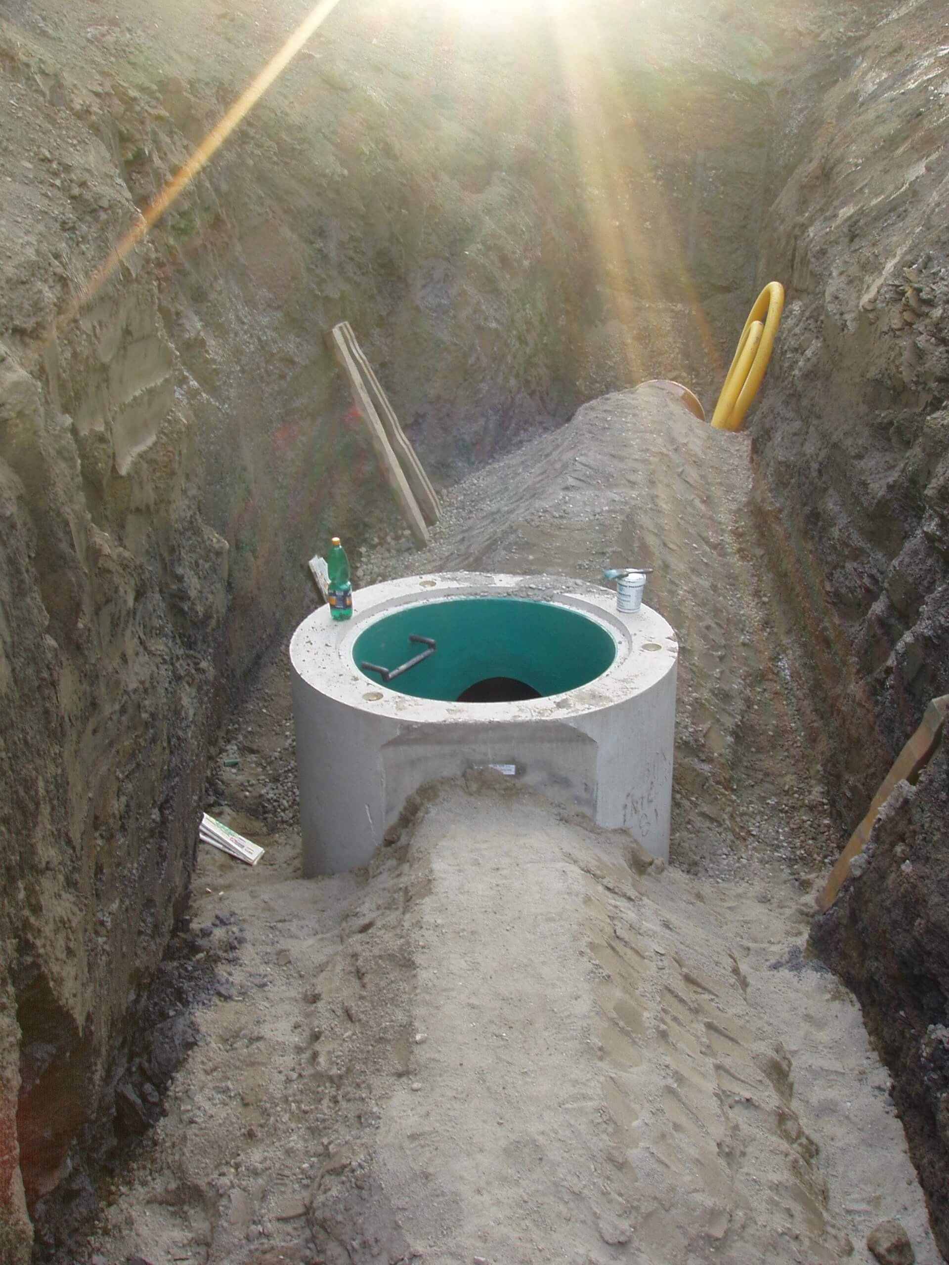 Pracovní postup - kanalizační šachty a studny
