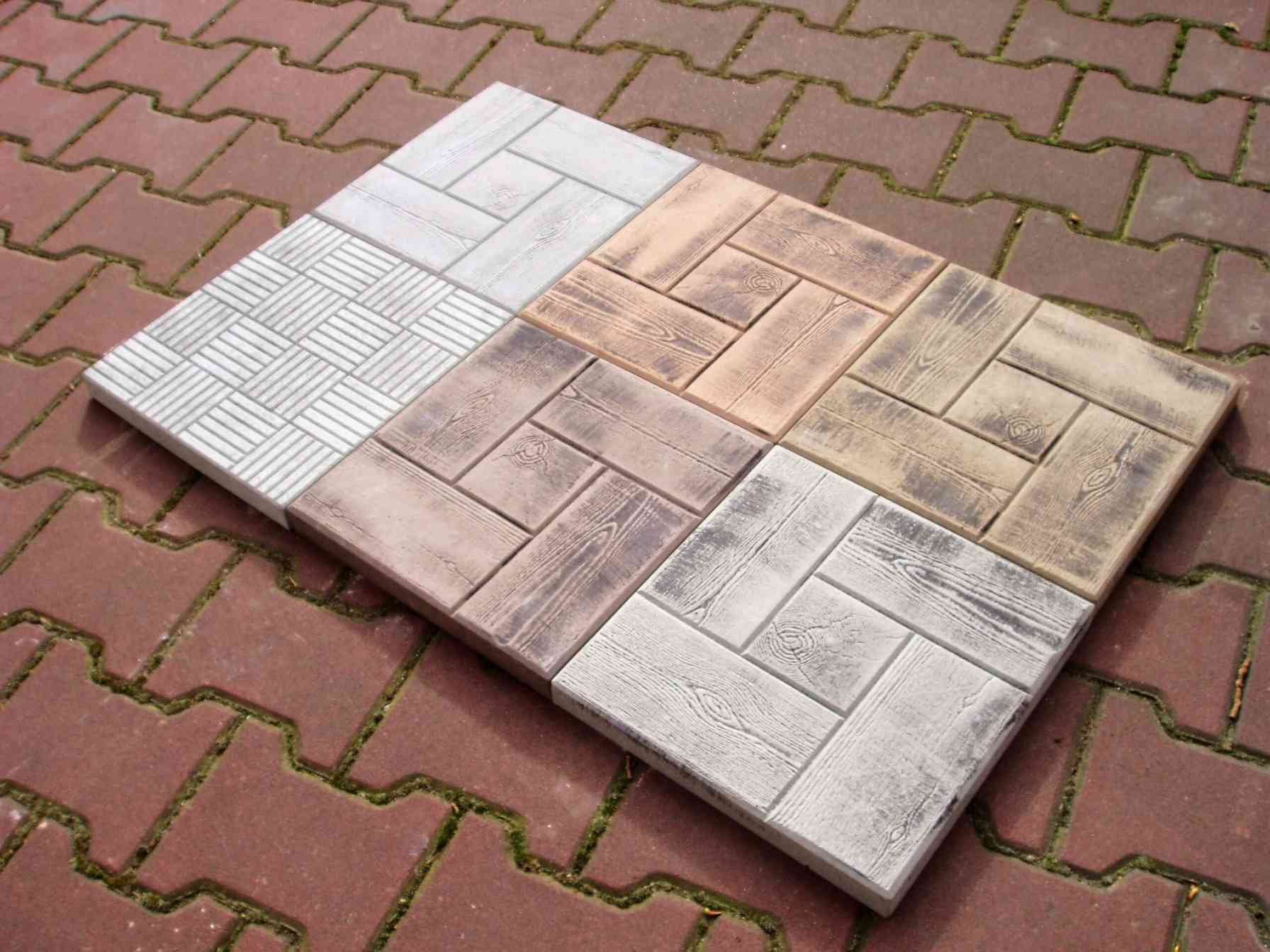 Betonová dlažba – vzorovaná