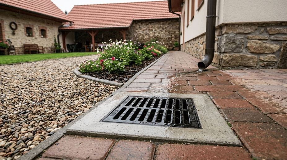 Odvodnění u domu